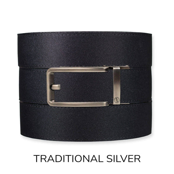 Tough Apparel - Black Canvas+ Ratchet Belt & Buckle Set - Bawston & Tucker - 
