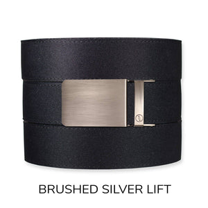 Tough Apparel - Black Canvas+ Ratchet Belt & Buckle Set - Bawston & Tucker - 