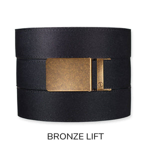 Tough Apparel - Black Canvas+ Ratchet Belt & Buckle Set - Bawston & Tucker - 