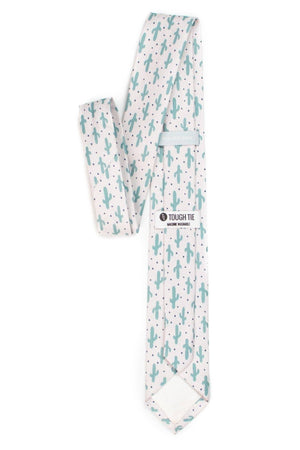 Tough Apparel - Cactie - Cream Saguaro Cactus Tie - Bawston & Tucker - 