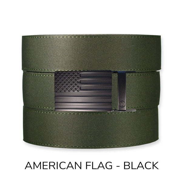Tough Apparel - Forest Canvas+ Ratchet Belt & Buckle Set - Bawston & Tucker - 