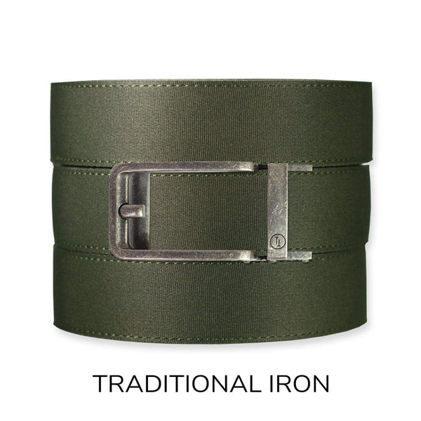 Tough Apparel - Forest Canvas+ Ratchet Belt & Buckle Set - Bawston & Tucker - 