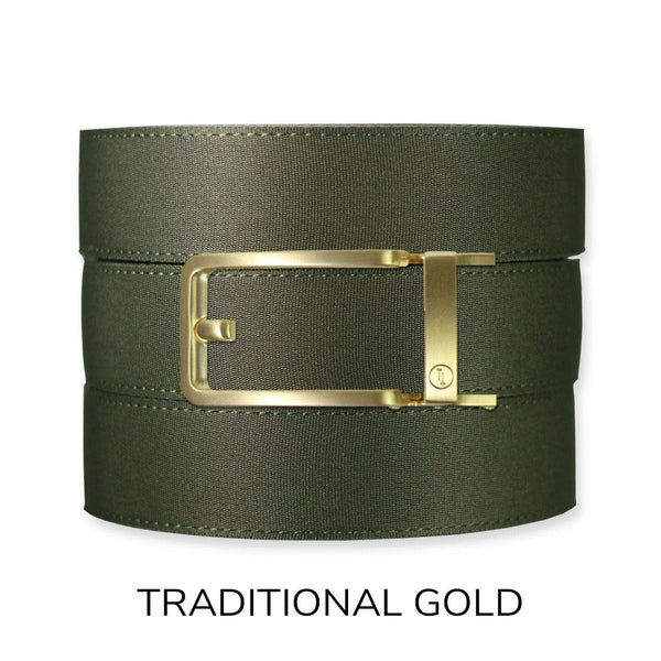 Tough Apparel - Forest Canvas+ Ratchet Belt & Buckle Set - Bawston & Tucker - 