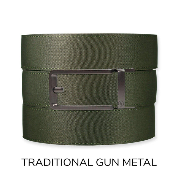 Tough Apparel - Forest Canvas+ Ratchet Belt & Buckle Set - Bawston & Tucker - 