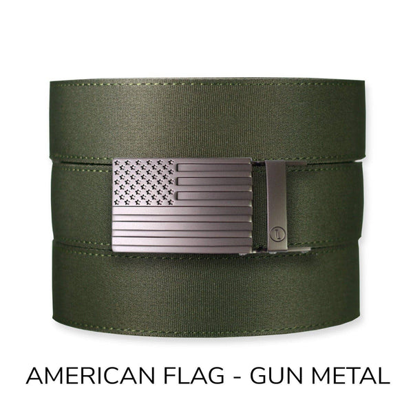 Tough Apparel - Forest Canvas+ Ratchet Belt & Buckle Set - Bawston & Tucker - 