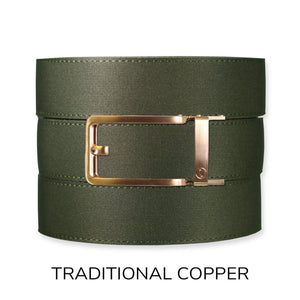 Tough Apparel - Forest Canvas+ Ratchet Belt & Buckle Set - Bawston & Tucker - 