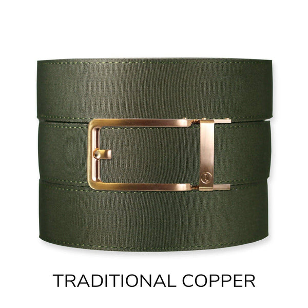 Tough Apparel - Forest Canvas+ Ratchet Belt & Buckle Set - Bawston & Tucker - 
