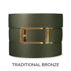 Tough Apparel - Forest Canvas+ Ratchet Belt & Buckle Set - Bawston & Tucker - 