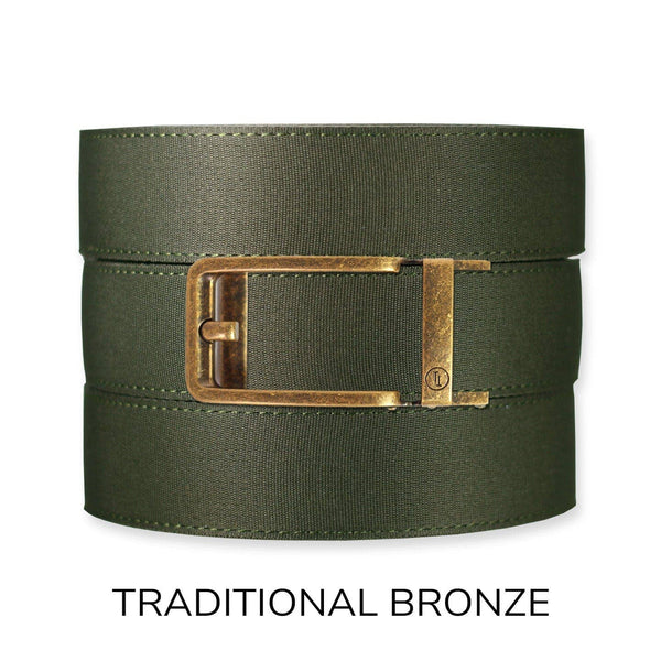 Tough Apparel - Forest Canvas+ Ratchet Belt & Buckle Set - Bawston & Tucker - 