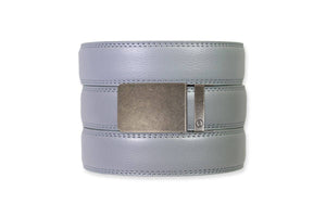 Tough Apparel - Slate Leather Ratchet Belt & Buckle Set - Bawston & Tucker - 