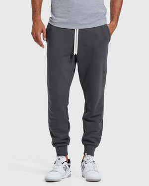 True Classic - Carbon Fleece French Terry Joggers - Bawston & Tucker - 