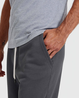 True Classic - Carbon Fleece French Terry Joggers - Bawston & Tucker - 