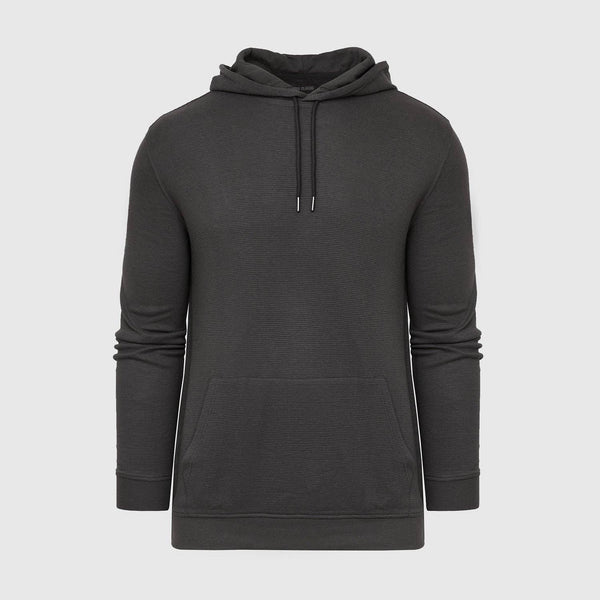 True Classic - Carbon Waffle Hoodie - Bawston & Tucker - 