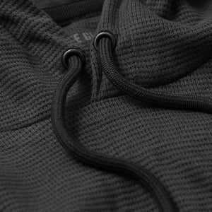 True Classic - Carbon Waffle Hoodie - Bawston & Tucker - 