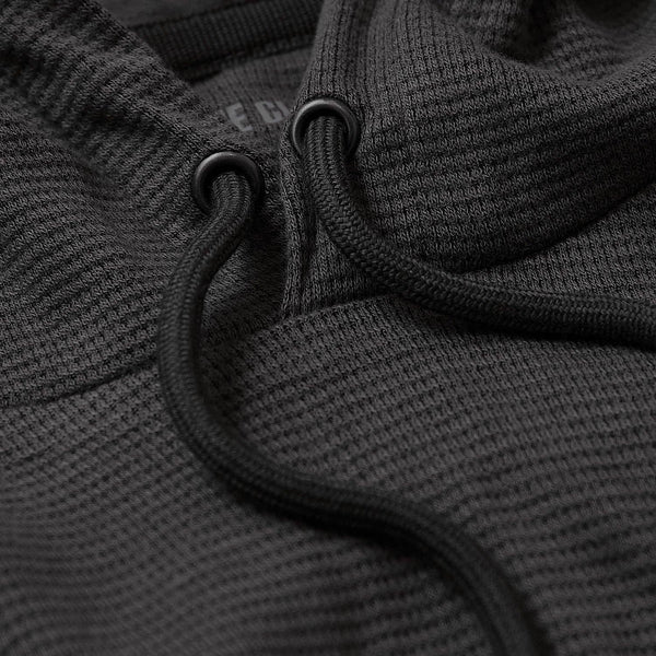 True Classic - Carbon Waffle Hoodie - Bawston & Tucker - 