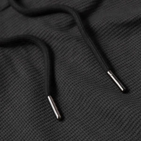 True Classic - Carbon Waffle Hoodie - Bawston & Tucker - 