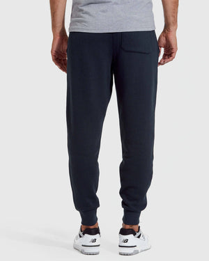 True Classic - Navy Fleece French Terry Joggers - Bawston & Tucker - 