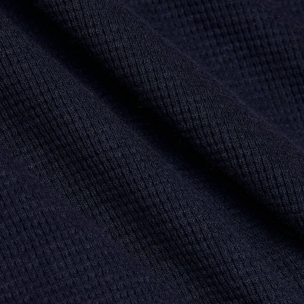 True Classic - Navy Waffle Hoodie - Bawston & Tucker - 