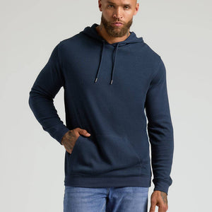True Classic - Navy Waffle Hoodie - Bawston & Tucker - 