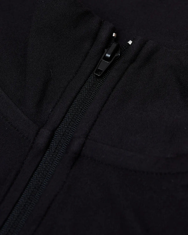 True Classic - Performance Shirt | Quarter Zip | Black - Bawston & Tucker - 