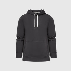 True Classic - Pullover Hoodie | Fleece French Terry | Carbon - Bawston & Tucker - 