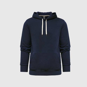 True Classic - Pullover Hoodie | Fleece French Terry | Navy - Bawston & Tucker - 