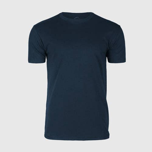 True Classic - Short Sleeve T-Shirt | Crew Neck | Navy - Bawston & Tucker - 