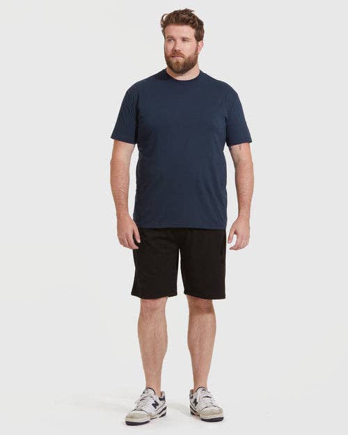 True Classic - Short Sleeve T-Shirt | Crew Neck | Navy - Bawston & Tucker - 