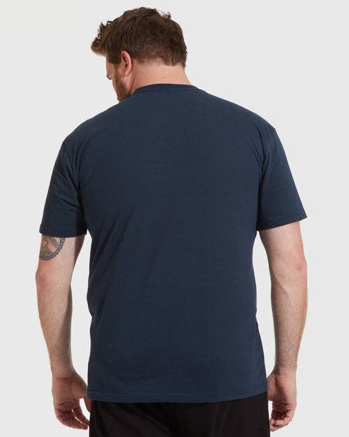 True Classic - Short Sleeve T-Shirt | Crew Neck | Navy - Bawston & Tucker - 