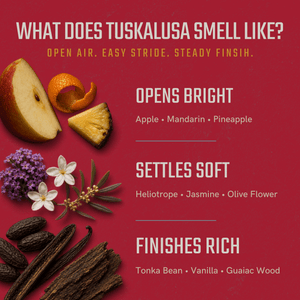 Tuskalusa Solid Cologne – Apple, Jasmine & Tonka Bean - 0.35 oz Liner + Vessel - Bawston & Tucker - Solid Cologne