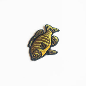 Union Made - Bluegill Fish Embroidered Iron on Patch - Bawston & Tucker - 