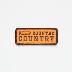 Union Made - Keep Country, Country Embroidered Iron on Patch - Bawston & Tucker - 