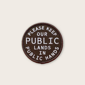 Union Made - Keep Public Lands, in Public Hands - Iron on Patch - Bawston & Tucker - 