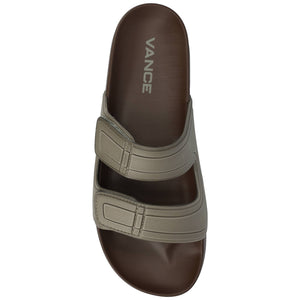 VANCE - Vance Mario Comfort Adjustable Strap Slide - in Sandal - Bawston & Tucker - 