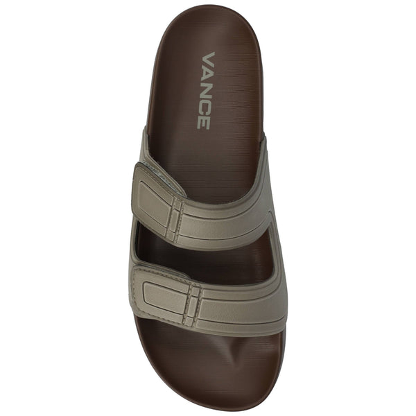 VANCE - Vance Mario Comfort Adjustable Strap Slide - in Sandal - Bawston & Tucker - 
