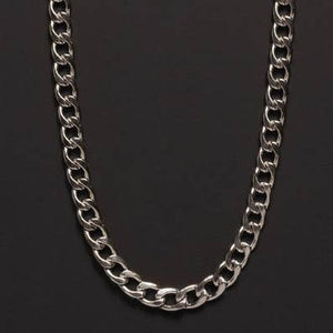 We Are All Smith - 5mm Stainless Steel Curb Chain Necklace for Men - Bawston & Tucker - 