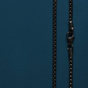 We Are All Smith - Black Stainless Steel Chain Necklace for Men - Bawston & Tucker - 