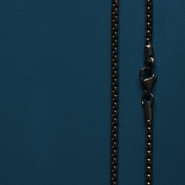 We Are All Smith - Black Stainless Steel Chain Necklace for Men - Bawston & Tucker - 