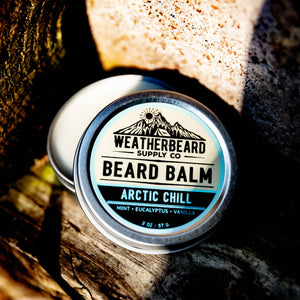 Weatherbeard - Arctic Chill Beard Balm - Mint, Eucalyptus, Vanilla - Bawston & Tucker - 