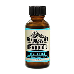 Weatherbeard - Arctic Chill Beard Oil - Mint, Eucalyptus, Vanilla - Bawston & Tucker - 