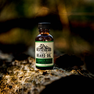 Weatherbeard | Beard Oils, Balms, Butters, & Cologne For Men - Evergreen Woods Beard Oil - Pine, Cypress, Sage - Bawston & Tucker - 
