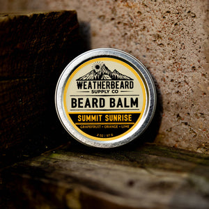 Weatherbeard | Beard Oils, Balms, Butters, & Cologne For Men - Summit Sunrise Beard Balm - Grapefruit, Orange, Lime - Bawston & Tucker - 