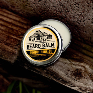 Weatherbeard | Beard Oils, Balms, Butters, & Cologne For Men - Summit Sunrise Beard Balm - Grapefruit, Orange, Lime - Bawston & Tucker - 