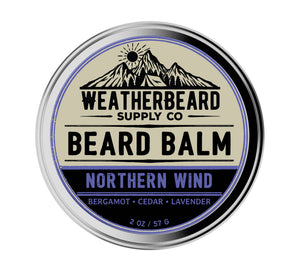 Weatherbeard - Northern Wind Beard Balm - Bergamot, Cedar, Lavender - Bawston & Tucker - 