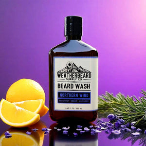 Weatherbeard - Northern Wind Beard Wash - Bergamot, Cedar, Lavender - Bawston & Tucker - 