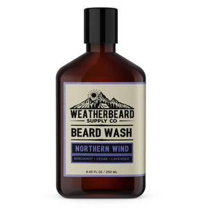 Weatherbeard - Northern Wind Beard Wash - Bergamot, Cedar, Lavender - Bawston & Tucker - 