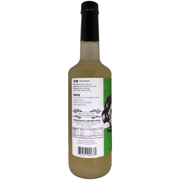 White's Elixirs - White's Elixirs Fresh Margarita Cocktail Mix - Bawston & Tucker - 