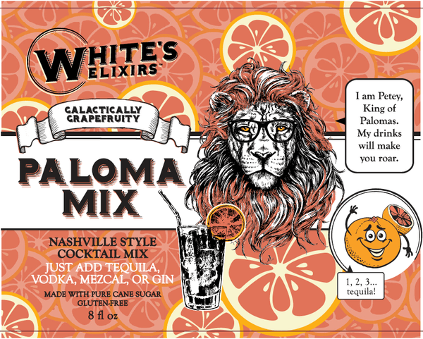 White's Elixirs - White's Elixirs Paloma Mix 8oz - Bawston & Tucker - 