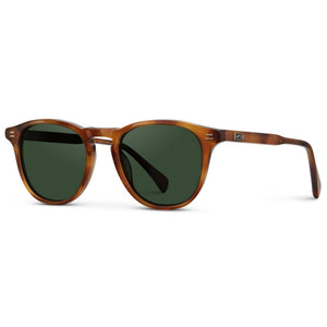 WMP Eyewear - Cameron - Men's Classic Round Polarized Sunglasses - Bawston & Tucker -