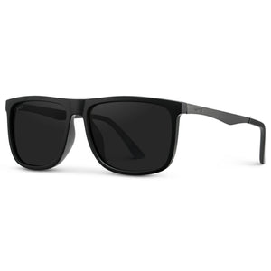 WMP Eyewear - Jacob - Polarized Square Frame Sunglasses - Bawston & Tucker -